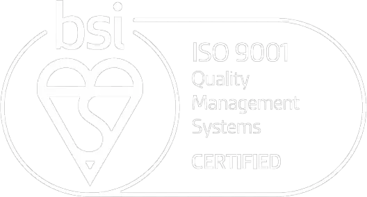 BSI ISO 9001 certification mark